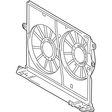 Toyota 16711-0H180 SHROUD, Fan