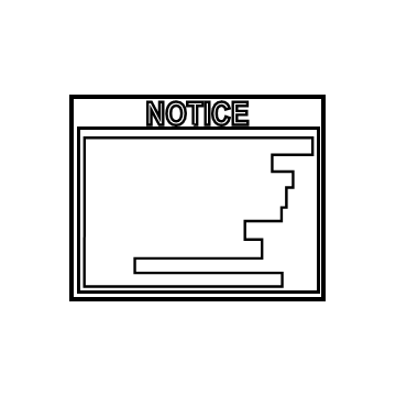 Toyota 74559-48010 Fuel Label