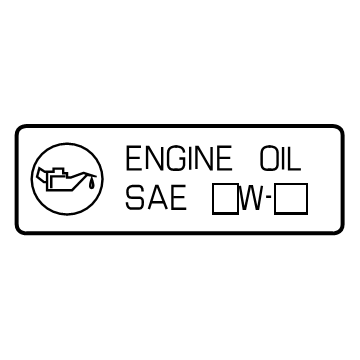 Toyota 15369-F0010 Info Label