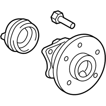 Toyota 42450-12170 Rear Axle Bearing And Hub Assembly, Right