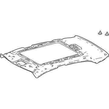 Toyota 63310-06C90-B0 HEADLINING Assembly, Roof