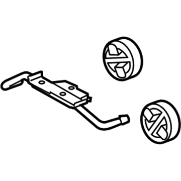 Toyota 17509-31020 Bracket Sub-Assy, Exhaust Pipe Support