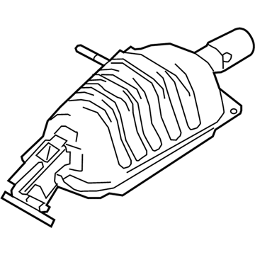 Toyota 17430-WB004 Exhaust Tail Pipe Assembly