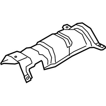 Toyota 58153-WB001 INSULATOR, Front Floor