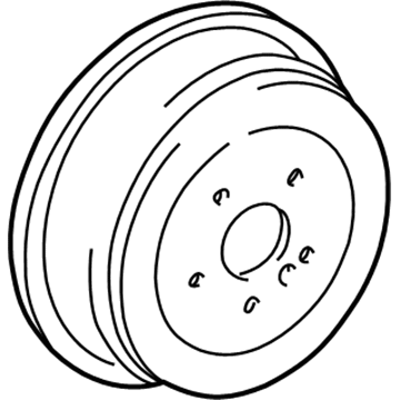 Toyota 42431-08012 Brake Drum