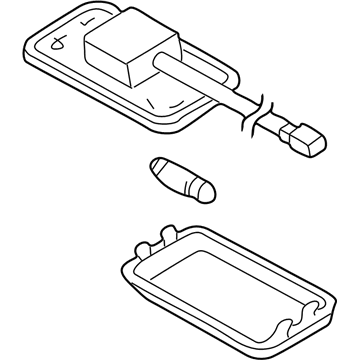 Toyota 81260-17020 Lamp Assembly, Map