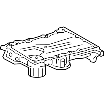 Toyota 12111-0P070 Upper Oil Pan