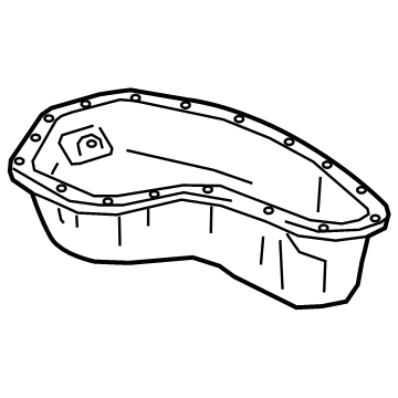 Toyota 12102-0P041 Lower Oil Pan