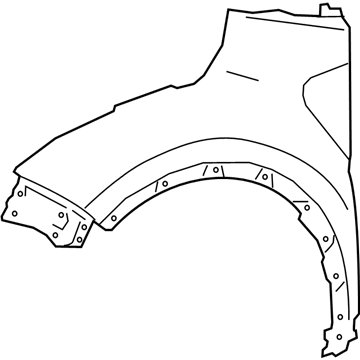 Toyota C-HR Fender - 53802-10700