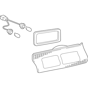 Toyota 81670-AA010 Lamp Assy, Back-Up, RH