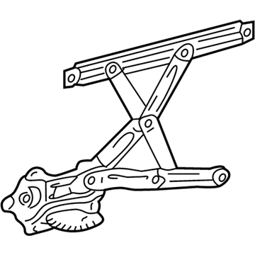 2001 Toyota Corolla Window Regulator - 69801-02040