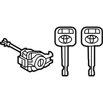 Toyota 69052-04020 Cylinder & Keys