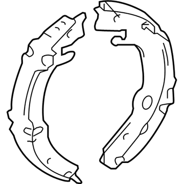 Toyota 46540-06030 Parking Brake Shoes