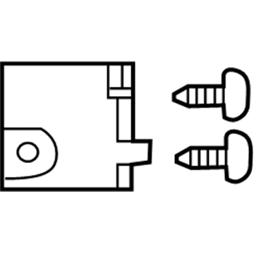 Toyota 81195-52240 RETAINER, HEADLAMP P