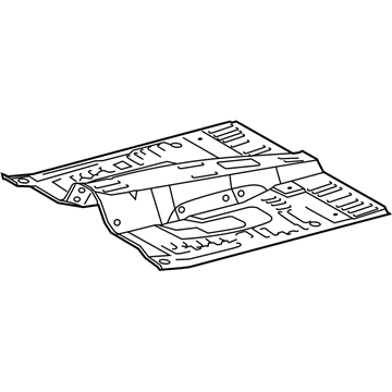 2022 Toyota 4Runner Floor Pan - 58111-6A332