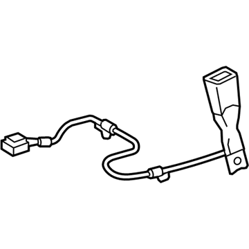 Toyota 73230-52A11-C0 Buckle, Passenger Side