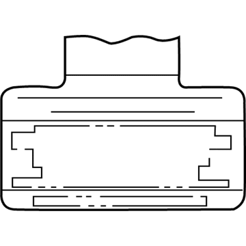 Toyota 74599-0E020 Air Bag Label