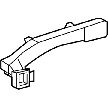 Toyota 55843-07020 Duct, Heater To Register