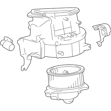 Toyota 87130-35120 Blower Assembly