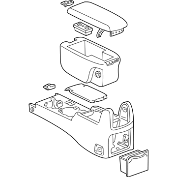 Toyota 58910-AD010-B0 Rear Console