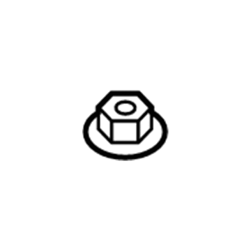 Toyota 90177-A0017 Gear Assembly Nut