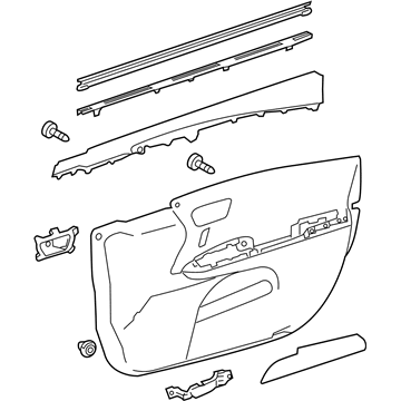 Toyota 67610-07040-20 Door Trim Panel