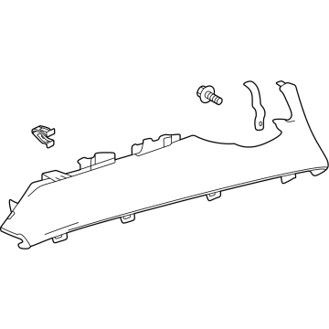 Toyota 55012-30240-C0 GARNISH SUB-ASSY, IN