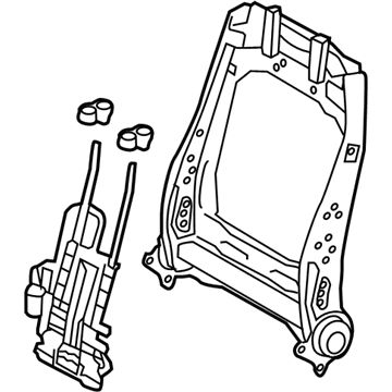 Toyota 71104-06010 Frame Sub-Assembly, Front Seat