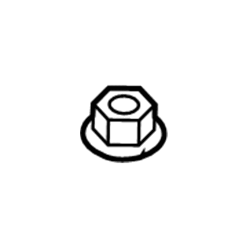 Toyota 90182-A0022 Nut, W/WASHER