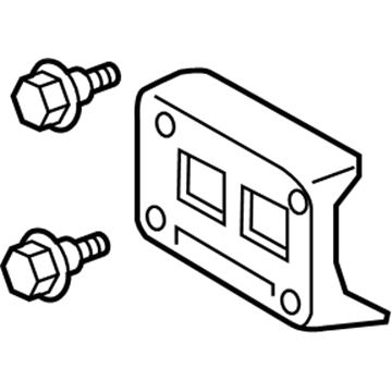 Toyota 75101-04011 License Bracket