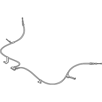 Toyota Yaris Parking Brake Cable - 46420-WB001