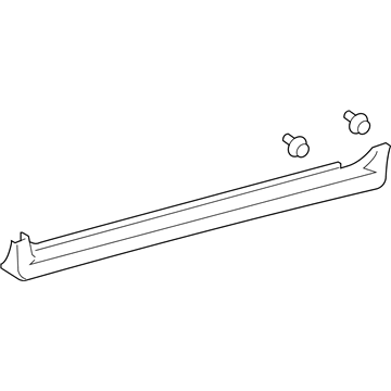 Toyota 75860-02904 Moulding Assy, Body Rocker Panel, LH