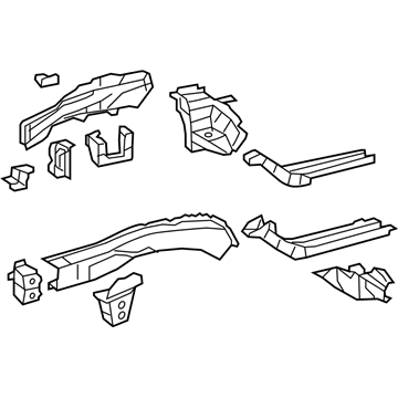 Toyota 57101-06050 Rail Assembly