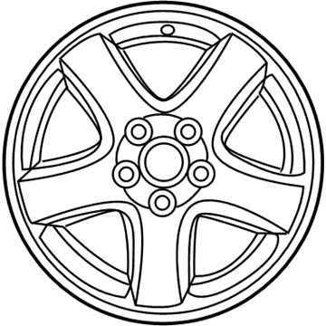 Toyota 42611-AA080 Wheel, Alloy