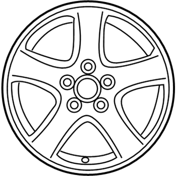 Toyota 42611-06180 Wheel, Alloy