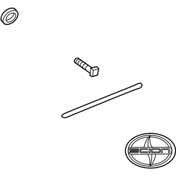 Toyota 76801-21071-A0 Garnish Sub-Assembly, Ba