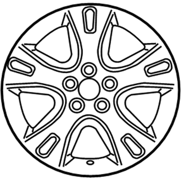 Toyota 42611-AB041 Wheel, Alloy