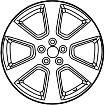 Toyota 42611-AB031 Wheel, Alloy