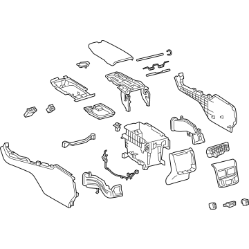 Toyota 58810-07160-20 Box Assembly, Console