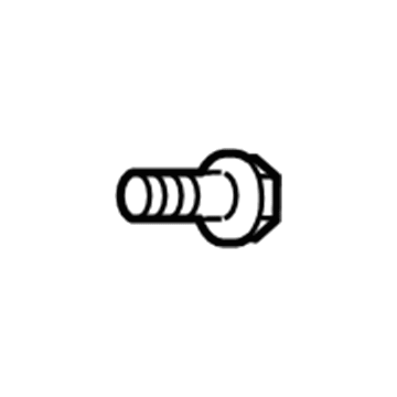 Toyota 90119-06956 Sash Channel Screw