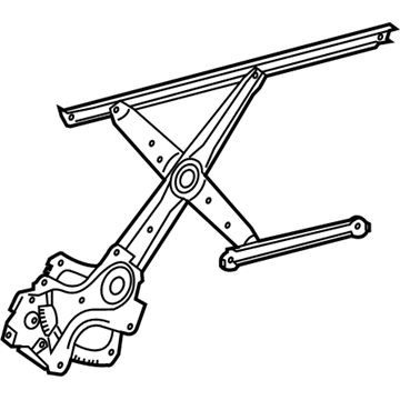 Toyota 69804-08020 Regulator Sub-Assembly