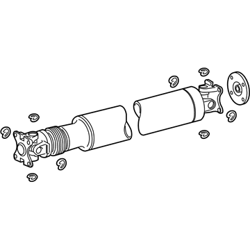 2019 Toyota Tundra Drive Shaft - 37100-0C106