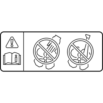 Toyota 16793-0P040 Fan Label