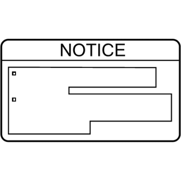 Toyota 74559-47030 Fuel Label