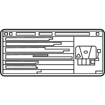 Toyota 11285-F0010 Info Label