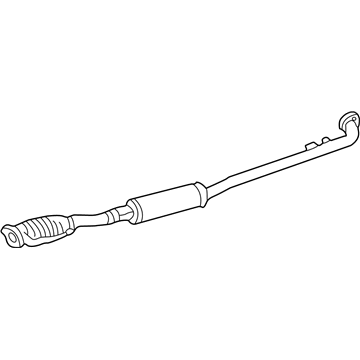 Toyota 17420-20300 Intermediate Pipe, Center