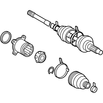 Toyota 42340-28091 Axle Assembly