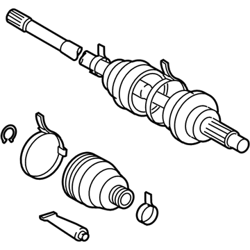 2007 Toyota Highlander CV Joint - 42370-29437