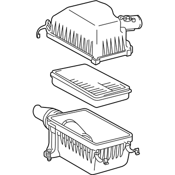 2004 Toyota Tundra Air Filter Box - 17700-07080