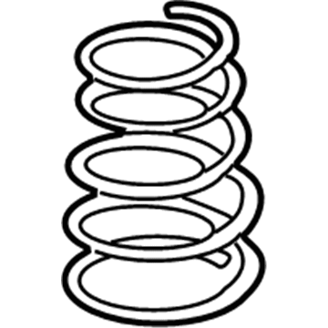 Toyota 48231-33020 Spring, Coil, Rear